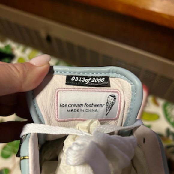 NWT RARE VINTAGE HEAT PHARRELL BBC ICE CREAM NAME CHAIN FLAVOR - SIZE 7 - Picture 3 of 9